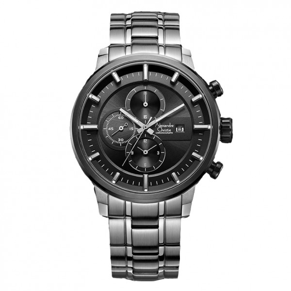 Alexandre Christie AC 6323 Silver Black MCBTBBA Alexandre Christie AC 6323 Silver Black MCBTBBA